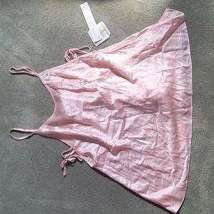NWT Willow Blossom Sz L silk chemise